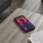 Neon Geisha Silhouette Phone Case | Tough Cover