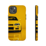 Yellow Skyline Phone Case, R34 GTR 90s JDM Legend Tough Cover for Men Gift