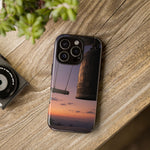 Temple Bell Sunset Phone Case Japan Zen Tough Case
