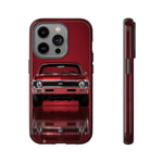 Red Classic Muscle Car 1970 Chevy Nova SS phone case | Tough Cover