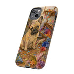 Guilty French Bulldog Phone Case, Confetti Watercolor Cover