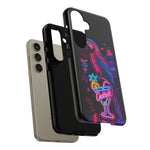 Neon Parrot Cocktails phone case | Tough Cases