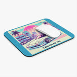 Nissan 180SX Mouse Pad JDM Drift Car Miami Vaporwave Sunset Retro Desk Mat