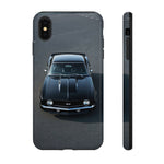 1969 Camaro SS Black Overhead Tough Phone Case Cover Gift Art