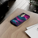 2 Rounds Canada Retina Artwork Vaporwave Phone Case – Landscape Aesthetic