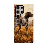 German Shorthaired Pointer Pointing Art Tough Phone Case