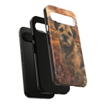 Border Terrier Earthy Watercolor Art Tough Phone Case