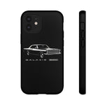 Vintage Galaxie 500 Phone Case | Classic Car Illustration, Black