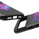 Galaxy Cat Cosmic Swirl Vaporwave Phone Case Mystical Tough Case