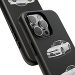 White S14 Silvia JDM Sports Car Phone Case Tough Multi View