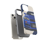 R34 Skyline GT-R Bayside Blue Tough Phone Case for 90s JDM Fans