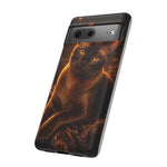 Burmese Golden Sable Portrait Art Tough Phone Case