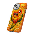 Sun Conure Kawaii Citrus Art Tough Phone Case