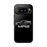 MR2 White Side Silhouette JDM Tough Phone Case Cover Gift