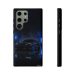 Neon Blue Sports Car C8 Phone Case | Tough Cases