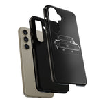 1969 Camaro Black Restomod Front Tough Phone Case Cover Gift