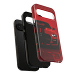 Red Mustang Art Phone Case, GT500 American Muscle Car Tough Cover