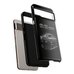 SS396 Malibu Black Glow Phone Case Trim Badge Black Car Art Gift