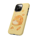 Orange Tabby Loaf Kawaii Chibi Pet Cat Art Tough Phone Case