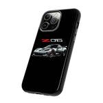 Silver C6 Z06 Phone Case for Chevy Fans, Tough Cover