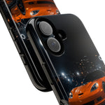 Orange C6 Neon Car Meet Tough Phone Case