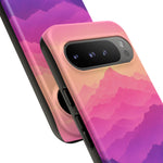 Pastel Mountain Haze Vaporwave Art Tough Phone Case