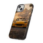 S2000 Phone Case, Yellow JDM Roadster Foggy Mountain Pass Cover