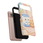 Milk Cookie Phone Case Cute Food Kawaii Tough Cover Gift Art