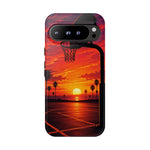 Basketball Court Sunset Phone Case | Tough Phone Case