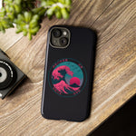 Great Dream Wave Circular Badge Vaporwave Phone Case – Japanese Aesthetic