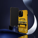 Nova SS Phone Case Yellow, Classic 70s Muscle Car Cover, Gift for Him