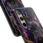 French Bulldog Galaxy Marble Art Tough Phone Case