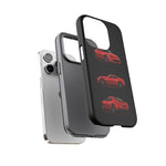 Red 370Z Sports Coupe Tough Phone Case for JDM Enthusiasts