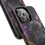 French Bulldog Galaxy Marble Art Tough Phone Case