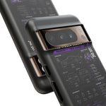 R33 Skyline Infographic Phone Case, Purple Spec Sheet Cover