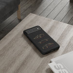 Trans Am Phone Case Black Gold, Three-View Vector Tough Cover