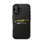 Yellow C8 Z06 Phone Case for Chevy Fans, Tough Protective Cover