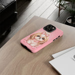 Shih Tzu Princess Kawaii Chibi Puppy Pet Dog Art Tough Phone Case