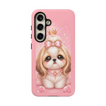Shih Tzu Princess Kawaii Chibi Puppy Pet Dog Art Tough Phone Case
