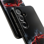 Z06 C8 Phone Case, Red Smoke Studio Reflection Cover