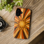 Gold Starburst 70s Retro Art Tough Phone Case