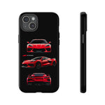 2026 Red C8 Z06 Phone Case for Chevy Fans, Tough Cover