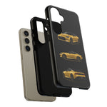 Gold Fairlady Z Classic Sports Car Tough Phone Case - 3 View