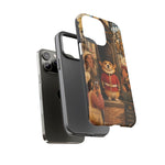 Corgi Royal Guard phone case | Cute British corgi soldier illustration