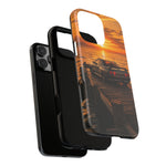 Sunset Skyline R32 on Pier phone case | Tough Covers
