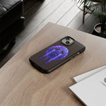 Glitch Sad Face Phone Case, Anime Melt Static Tough Cover