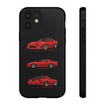 Z28 Red Triview Phone Case Classic Car Illustration