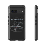 Black S2000 Roadster Collage JDM Tough Phone Case Cover Gift