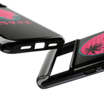 Retro Vaporwave Tropical Sunset phone case | Paradise Japanese text