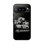 White S2000 Roadster Collage JDM Tough Phone Case Cover Gift